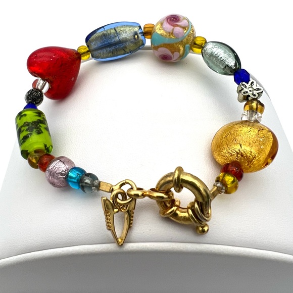 Antica Murrina Venezia Art.BR598A28 Bracelet en cordon et verre coloré Collection NYC Future